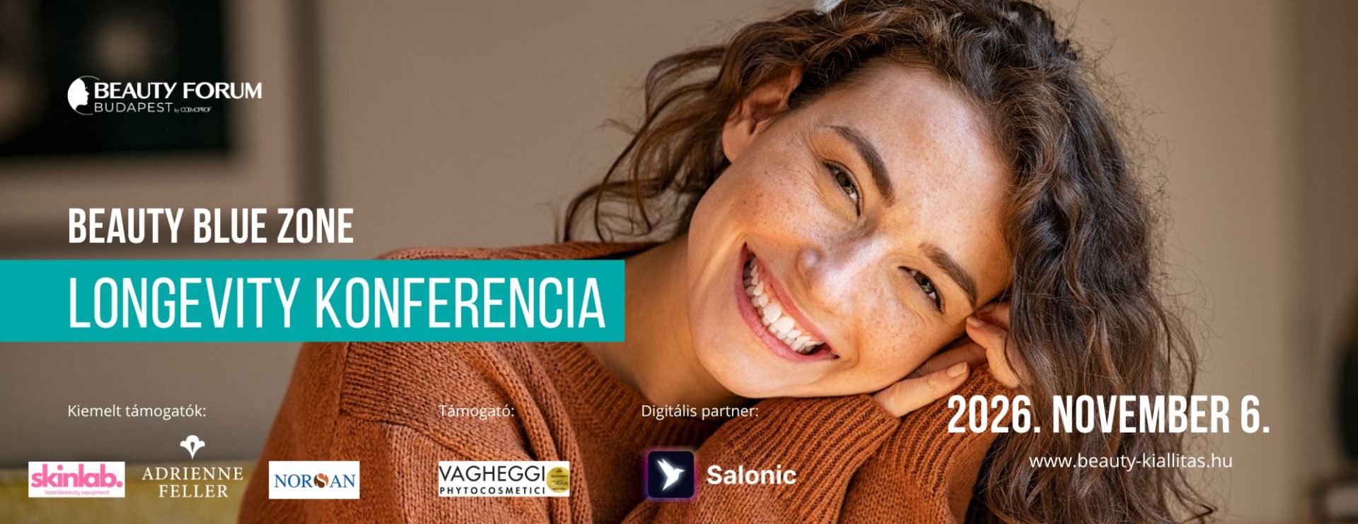 Longevity konferencia (péntek, 5-ös terem) Beauty Kiállítás 1